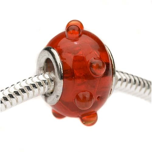 Red Green Polka Dot Murano Glass Bead for Silver European Charm Slide Bracelets Fashion Jewelry for Women Man Red Green Polka Dot Murano Glass Bead for Silver European Charm Slide Bracelets Fashion Jewelry for Women Man